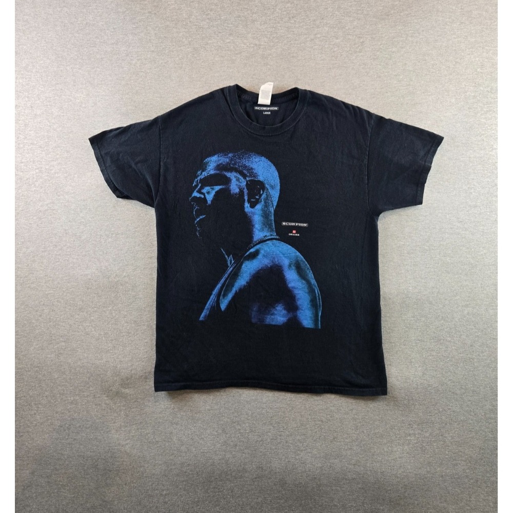 Drake Scorpion‎ Tour T-Shirt Mens Large Black Live Graphic Promo Rap Tee